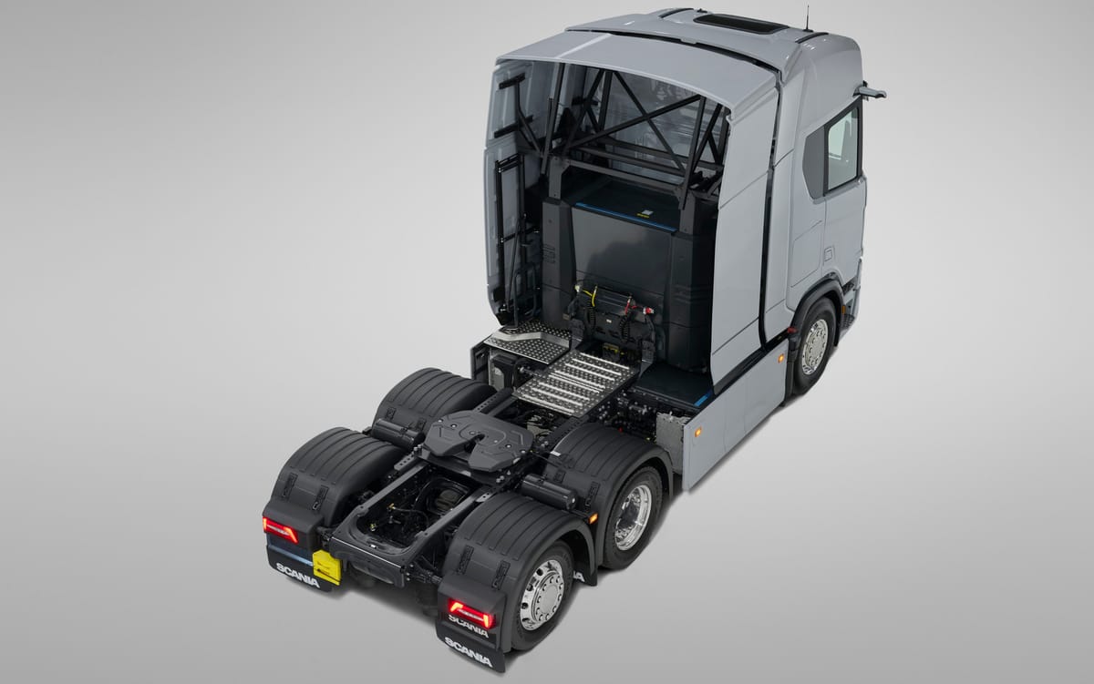 Scania tar ellastbilen längre